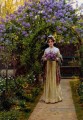 Lilac historique Regency Edmund Leighton Fleurs impressionnistes